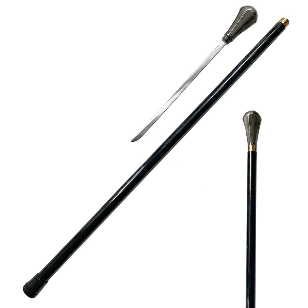 Round Head Sword Cane - TOPHATTER'S ARMORY DEALS Collectible Weapons - Tophatter Daily Deals