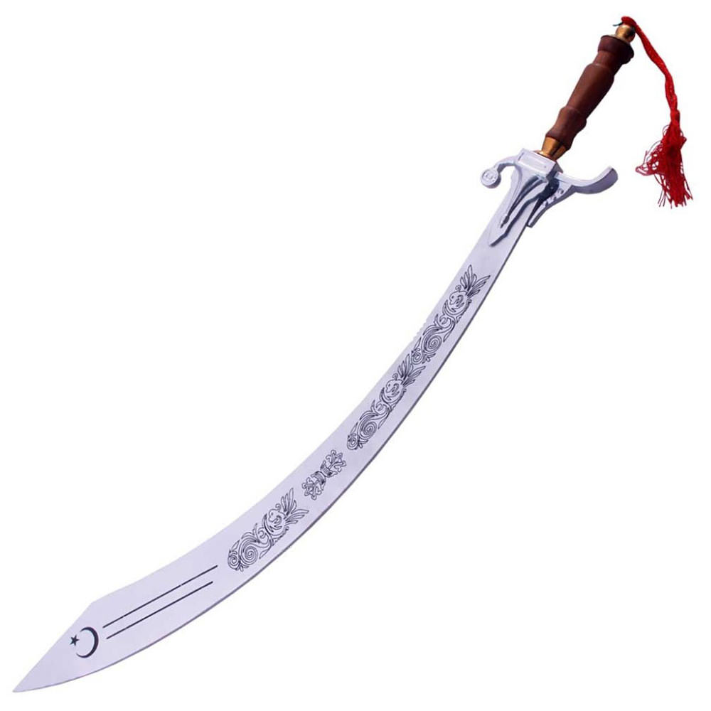 Belly Dance Dragon Scimitar Wooden Handle Sword - Tophatter's Guns'N'Weapons Store - FREE SHIPPING Collectible Weapons - Tophatter Daily Deals