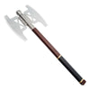 Fantasy Medieval Battle Axe Silver - Tophatter's Army Products & Self Defense Collectible Weapons - Tophatter Daily Deals