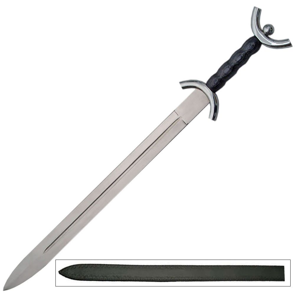 Celtic War Sword With Scabbard - TOPHATTER'S ARMORY DEALS Collectible Weapons - Tophatter Daily Deals