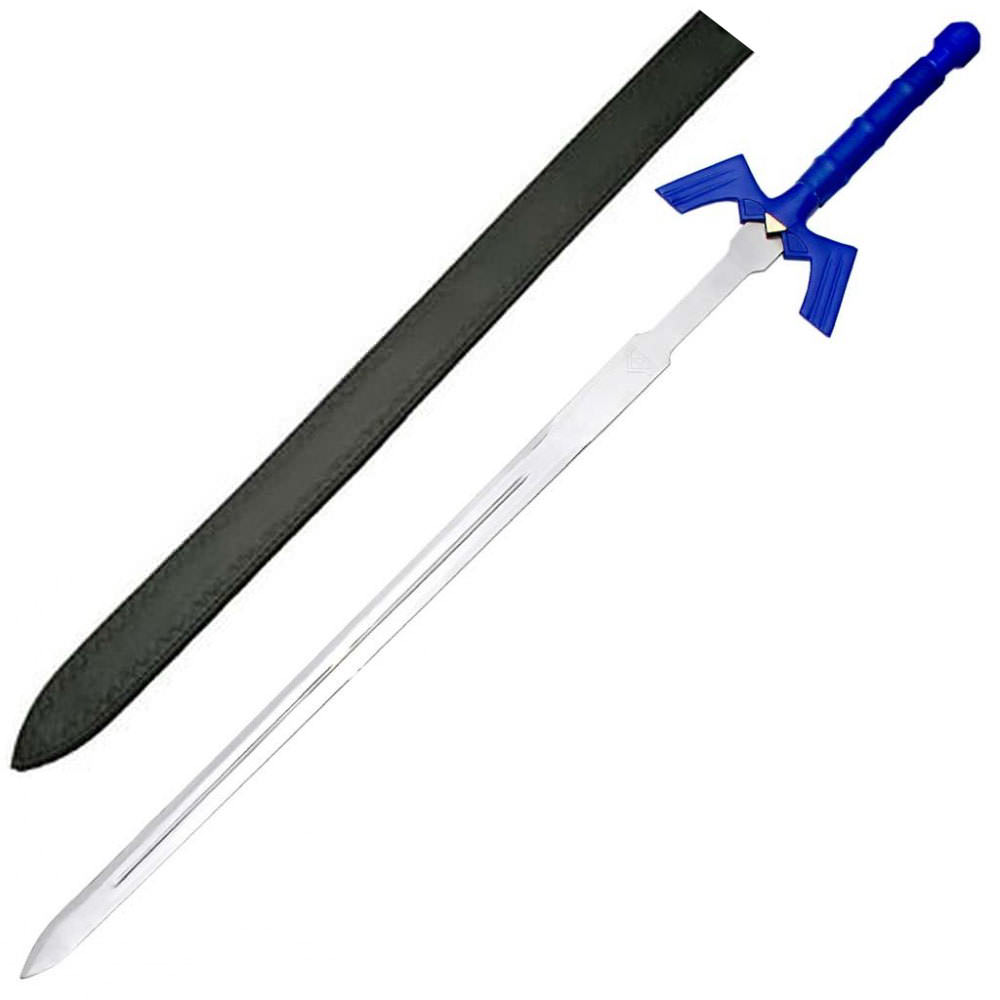 Legend Of Zelda Link's Master Sword Hylian Triforce With Sheath - Tophatter's Guns'N'Weapons Store - FREE SHIPPING Collectible Weapons - Tophatter Daily Deals