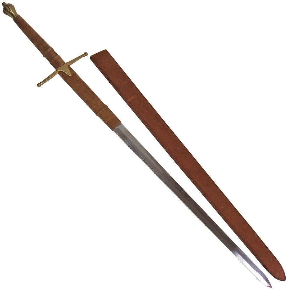 William Wallace Braveheart Medieval Scottish Claymore Brass Sword - TOPHATTER'S ARMORY DEALS Collectible Weapons - Tophatter Daily Deals