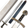 King Richard the Lionheart Sword Lion Crested Medieval Ceremonial - Tophatter's Army Products & Self Defense Collectible Weapons - Tophatter Daily Deals