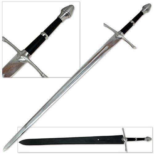 Legendary Ranger Medieval Knight Longsword With Sheath - Tophatter's Inc. Weapons Store Online Collectible Weapons - Tophatter Daily Deals