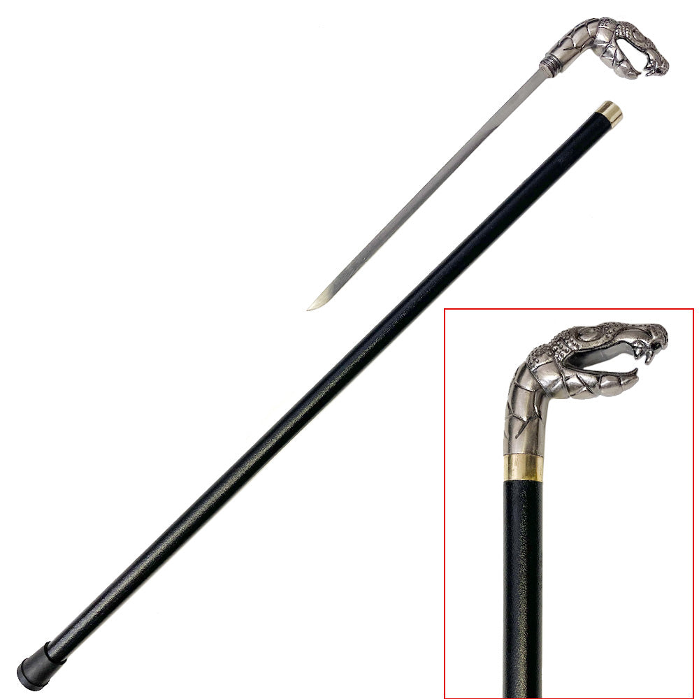 Serpent Walking Cane Sword - TOPHATTER'S ARMORY DEALS Collectible Weapons - Tophatter Daily Deals