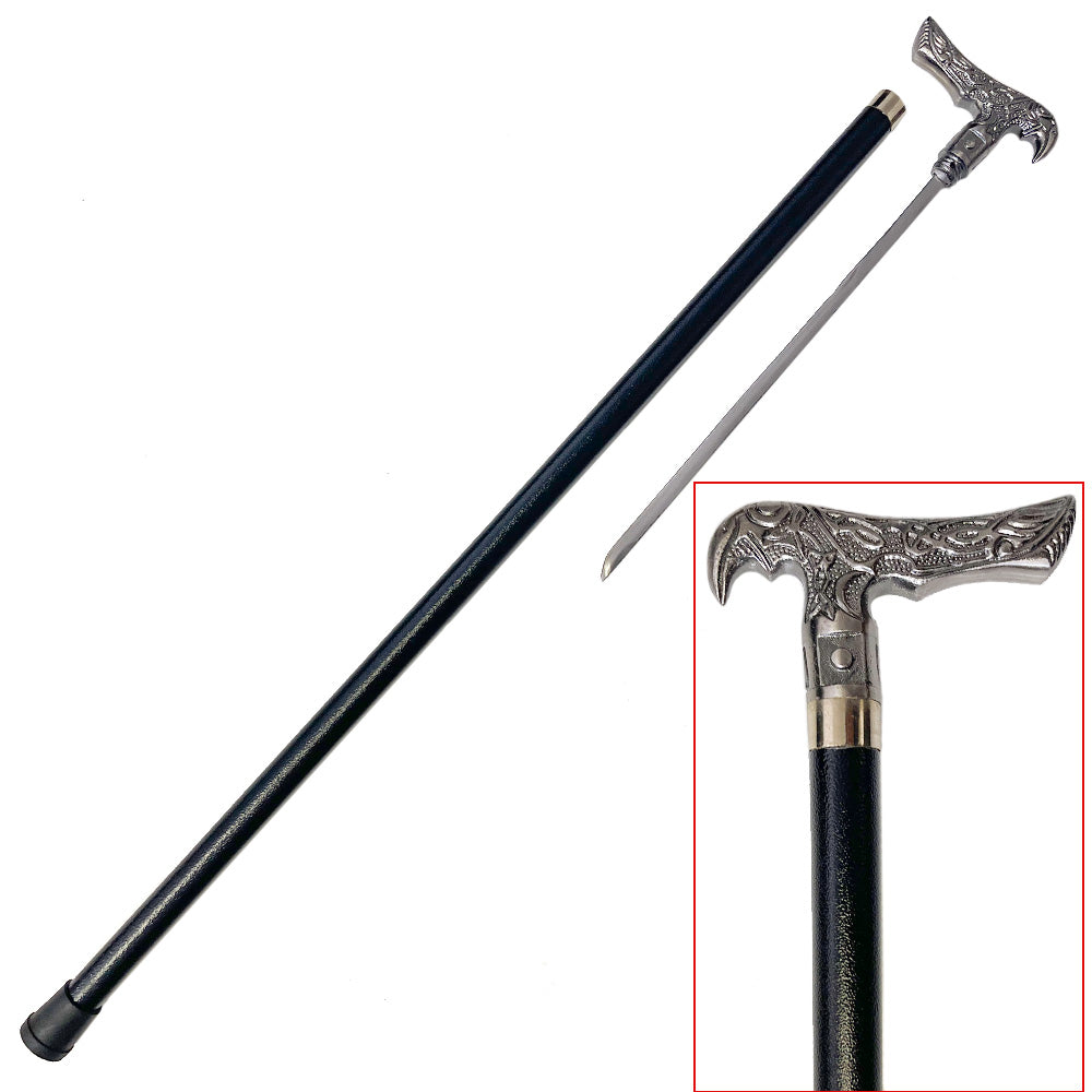 Stylish Eagle Walking Cane Sword - TOPHATTER'S ARMORY DEALS Collectible Weapons - Tophatter Daily Deals