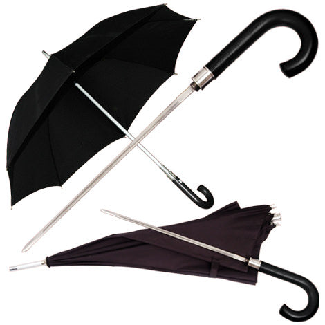 Dual Purpose Umbrella Cane - TOPHATTER'S ARMORY DEALS Collectible Weapons - Tophatter Daily Deals