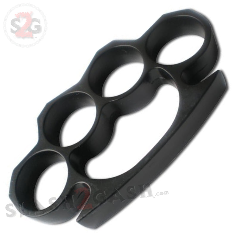 Classic Heavy Duty Belt Buckle & Paperweight - Black Knuckles Belt Buckle - Tophatter Daily Deals