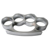 Silver Four Finger Hole Knuckle Paper Weights Palm Grip - TOPHATTER'S ARMORY DEALS Collectible Weapons - Tophatter Daily Deals