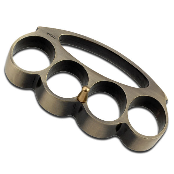 Chubby Chunk Paperweight Bronze Belt Knuckle Buckle - Tophatter's Guns'N'Weapons Store Collectible Weapons - Tophatter Daily Deals