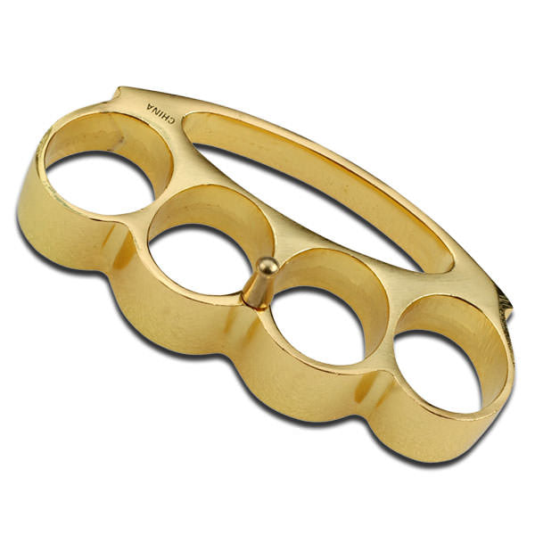Chubby Chunk Paperweight Gold Belt Knuckle Buckle - TOPHATTER'S ARMORY DEALS Collectible Weapons - Tophatter Daily Deals
