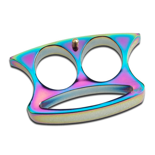 Titanium Mini Double Finger Belt Buckle Knuckles Collectible Weapons - Tophatter Daily Deals