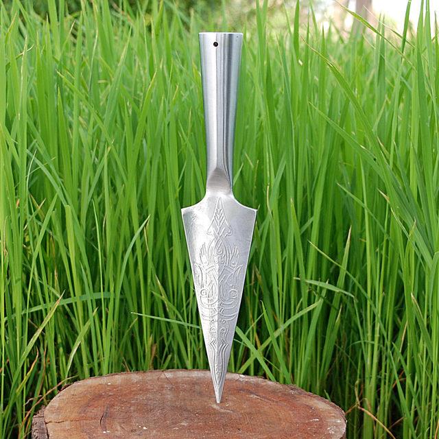 Norse Sharpened Viking Spangenhelm Evil Throwing Spear Head High Carbon Steel outdoor gear - Tophatter Daily Deals