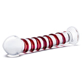 Glas 10 Inch Mr Swirly Red Spiral Handblown Glass Dildo > Glass > Dildos - Tophatter Daily Deals