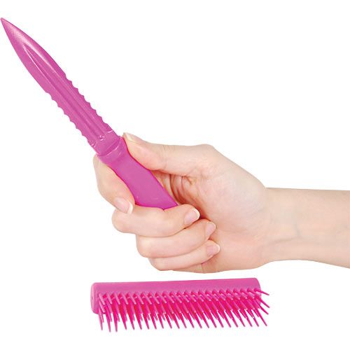 Pink Color Plastic Comb Knife PINK - Tophatter Daily Deals