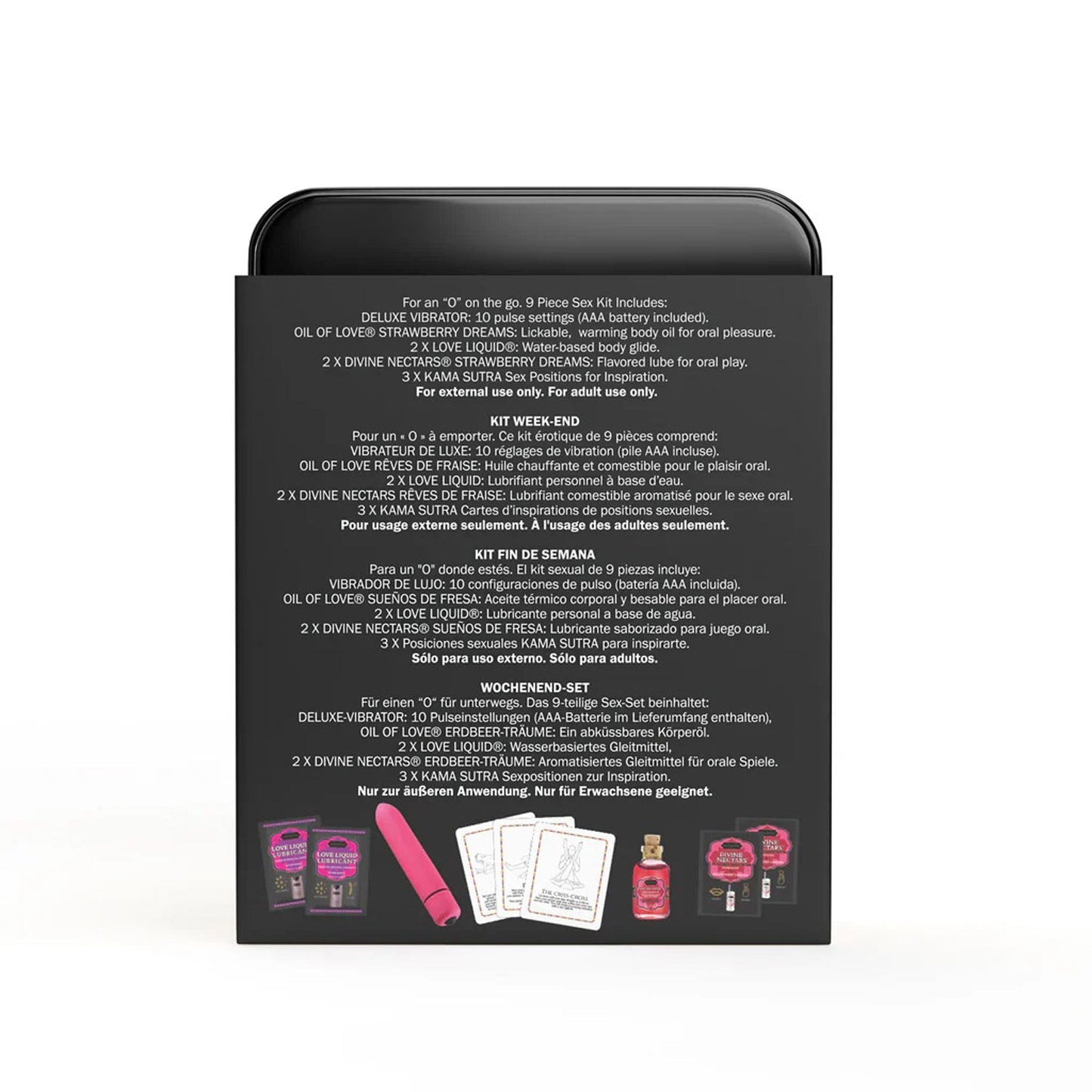 Vibe Weekender Kit (Strawberry Dreams) – Battery-Powered Mini Vibrator Kit > Essentials > Massage Gift Set - Tophatter Daily Deals