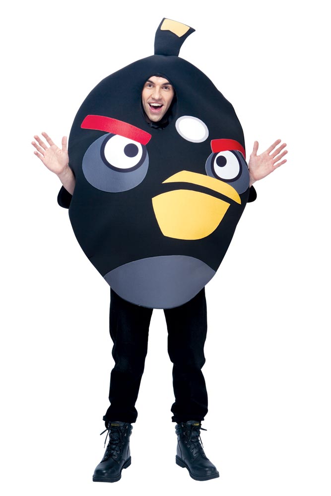 ANGRY BIRDS BLACK ADULT OS Halloween & Party Essentials - Tophatter Daily Deals