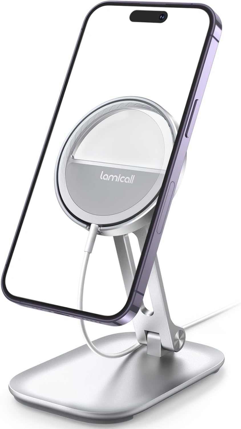 Ultimate MagSafe Charging Dock Stand: Sleek Design, Secure Hold, Effortless Charging Computer Accessories - Tophatter Daily Deals