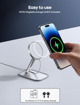 Ultimate MagSafe Charging Dock Stand: Sleek Design, Secure Hold, Effortless Charging Computer Accessories - Tophatter Daily Deals