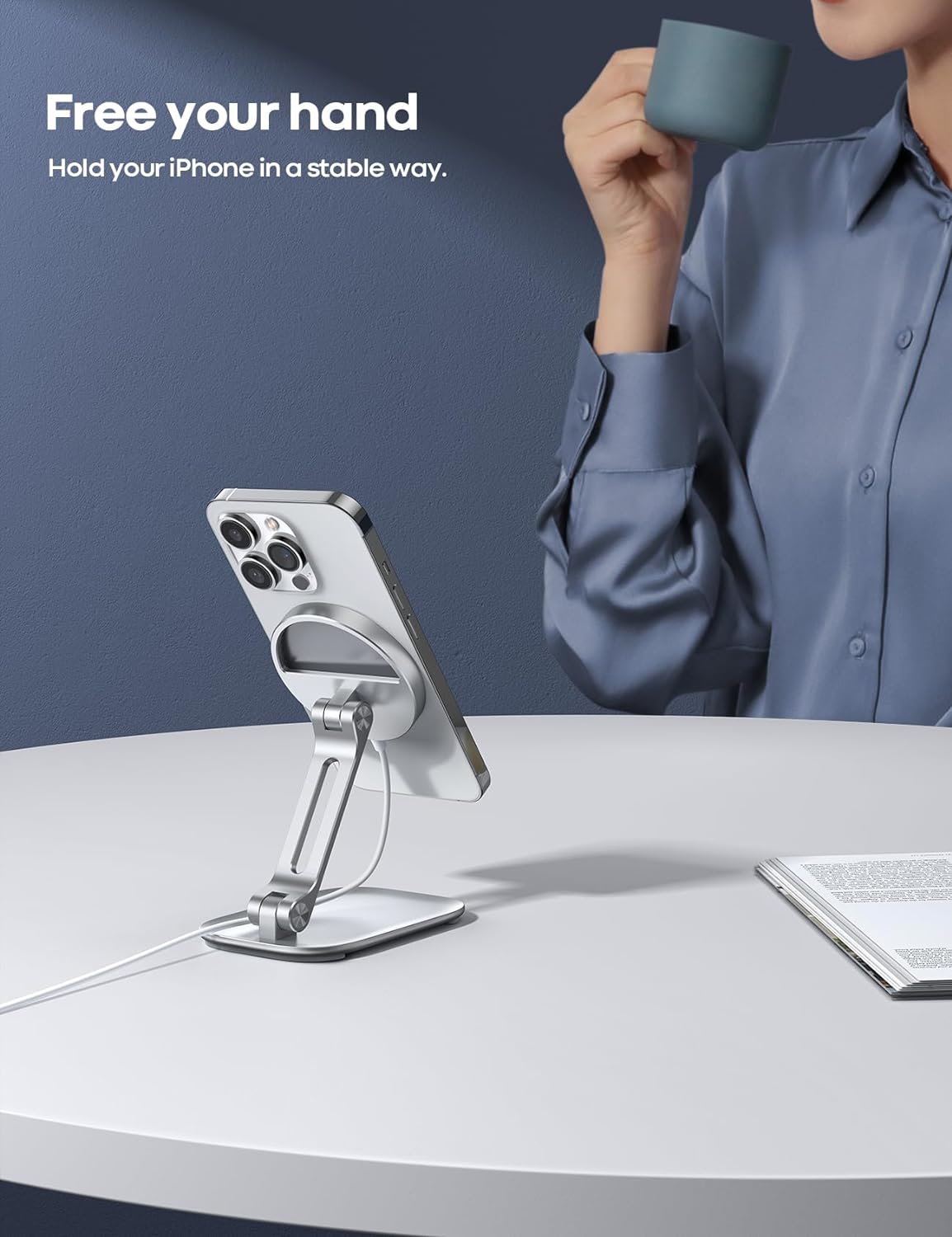 Ultimate MagSafe Charging Dock Stand: Sleek Design, Secure Hold, Effortless Charging Computer Accessories - Tophatter Daily Deals