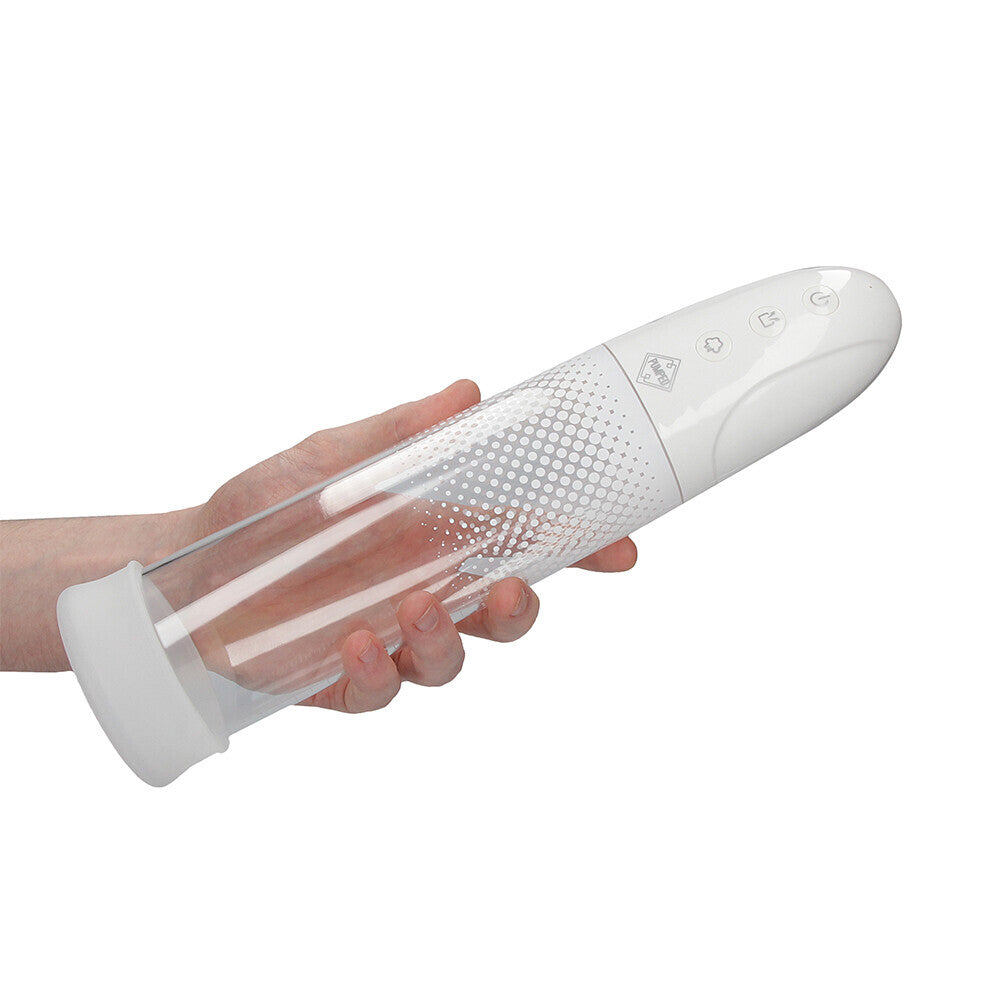 Pumped Automatic Rechargeable Silicone Pump – 7.8 Inch Cylinder Pump > Pumps > Penis Pumps Electric - Tophatter Daily Deals