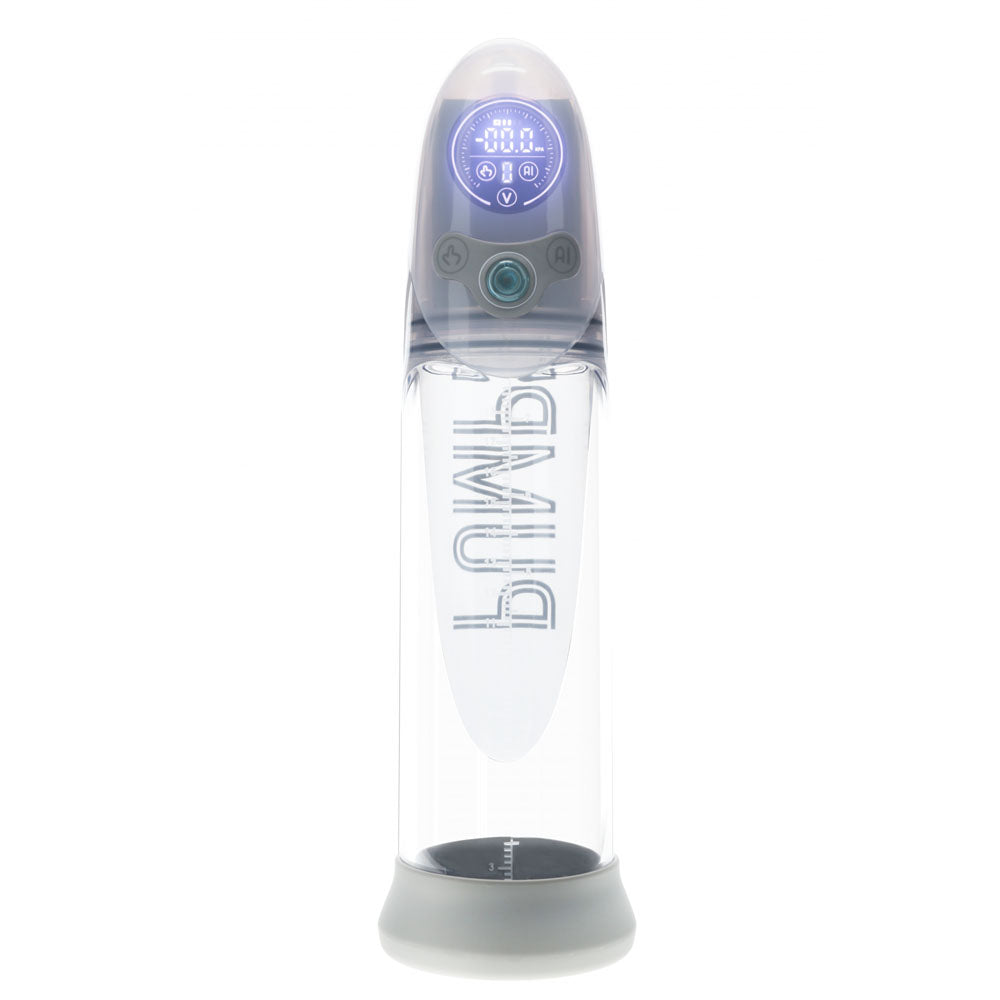 Pumped Aqua Pro Auto Penis Pump Grey Clear - 20cm Insertable > Pumps > Penis Pumps Electric - Tophatter Daily Deals