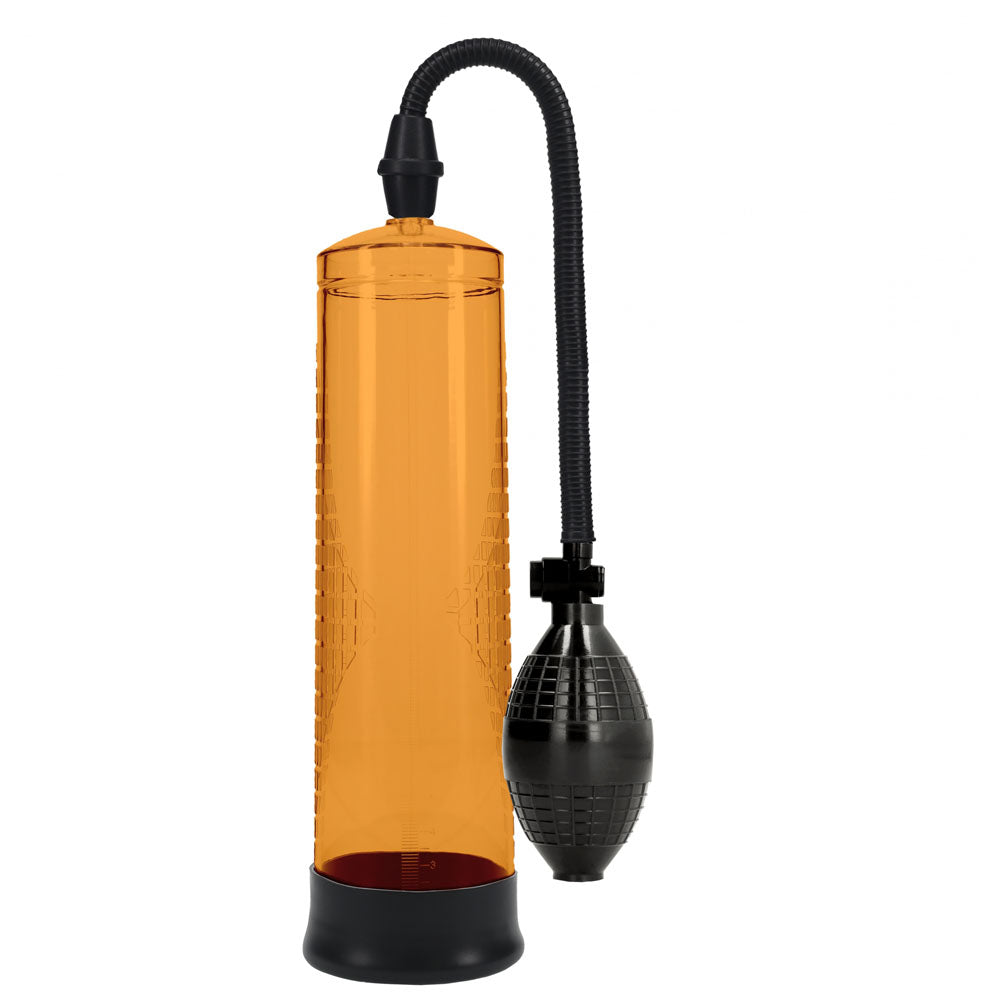 Pumped Basic Pump 1 (Orange) – 20cm x 6cm Penis Pump > Pumps > Penis Pumps - Tophatter Daily Deals