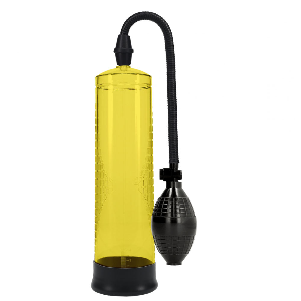 Pumped Basic Pump 1 Yellow Penis Pump - 20cm x 6cm > Pumps > Penis Pumps - Tophatter Daily Deals