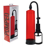 Pumped Basic Penis Pump 2 Red - 20cm x 6cm > Pumps > Penis Pumps - Tophatter Daily Deals
