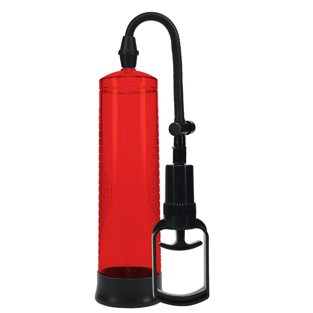 Pumped Basic Penis Pump 2 Red - 20cm x 6cm > Pumps > Penis Pumps - Tophatter Daily Deals