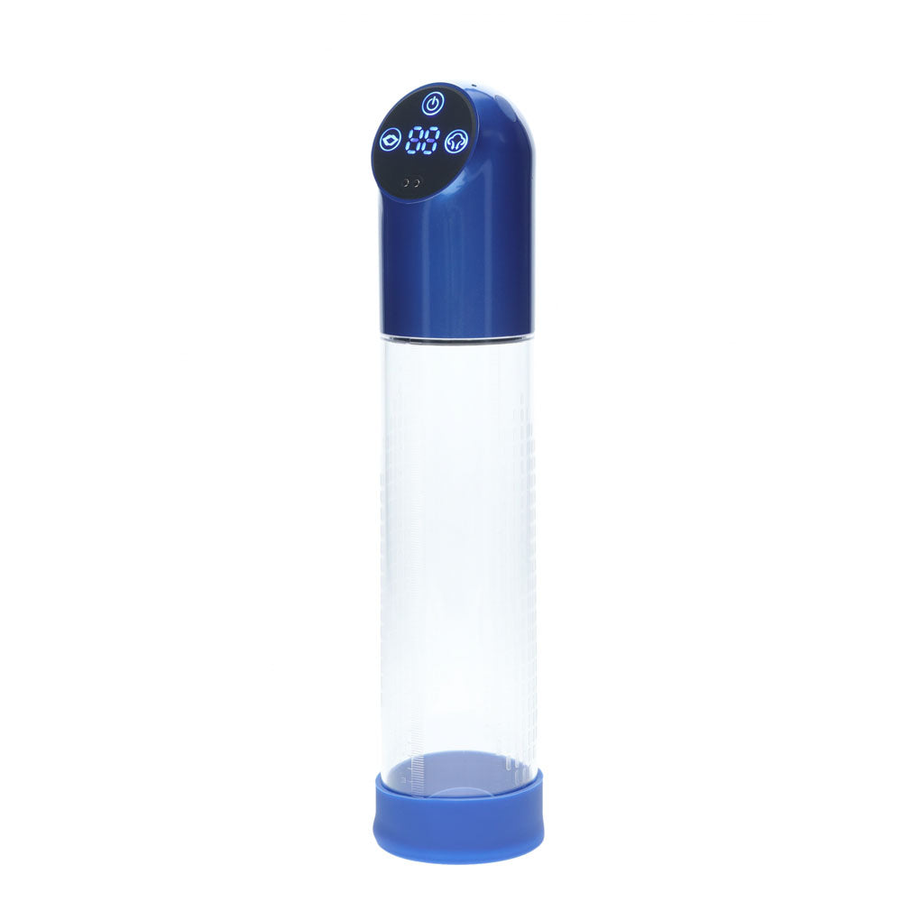 Pumped Automatic Waterproof Penis Pump Metal and Clear Design - 20cm > Pumps > Penis Pumps Electric - Tophatter Daily Deals