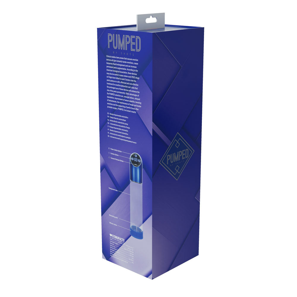 Pumped Automatic Waterproof Penis Pump Metal and Clear Design - 20cm > Pumps > Penis Pumps Electric - Tophatter Daily Deals