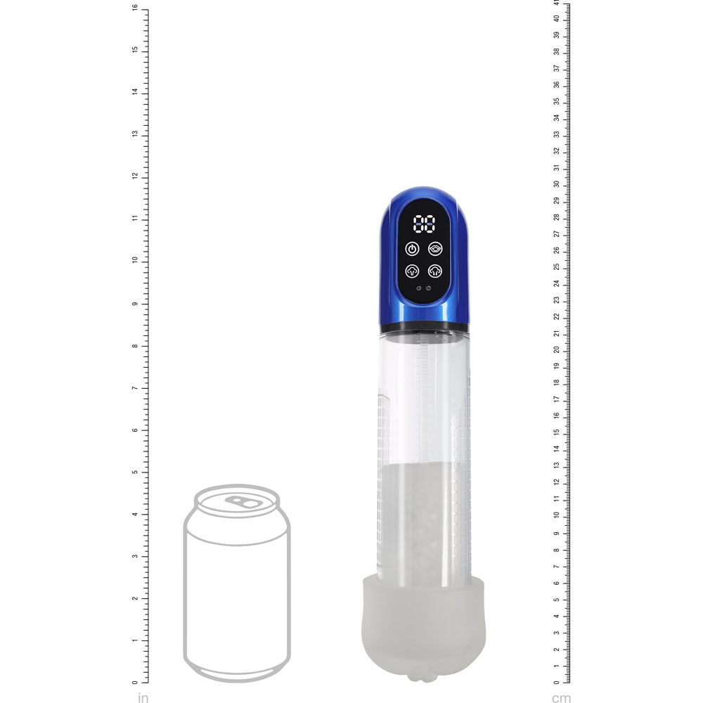 Pumped Engage Automatic Penis Pump Metallic 21cm Insertable > Pumps > Penis Pumps Electric - Tophatter Daily Deals