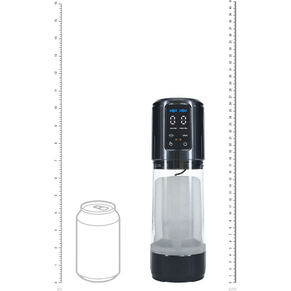 Pumped Ultralift Automatic Masturbator Gunmetal Grey Clear Intimacy Product > Sex Toys For Men > Masturbators > Vibrating - Tophatter Daily Deals