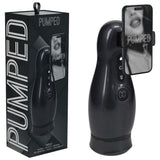 Pumped Virtuo (Gunmetal Grey/Clear) – USB Rechargeable Sucking Vibrating Masturbator > Sex Toys For Men > Masturbators > Vibrating - Tophatter Daily Deals