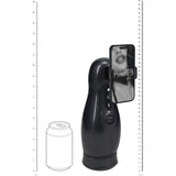Pumped Virtuo (Gunmetal Grey/Clear) – USB Rechargeable Sucking Vibrating Masturbator > Sex Toys For Men > Masturbators > Vibrating - Tophatter Daily Deals