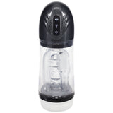 PUMPED SonicPull (Gunmetal Grey/Clear) – USB Rechargeable Sucking Vibrator Masturbator > Sex Toys For Men > Masturbators > Vibrating - Tophatter Daily Deals