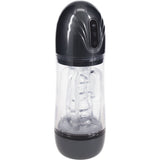 PUMPED SonicPull (Gunmetal Grey/Clear) – USB Rechargeable Sucking Vibrator Masturbator > Sex Toys For Men > Masturbators > Vibrating - Tophatter Daily Deals