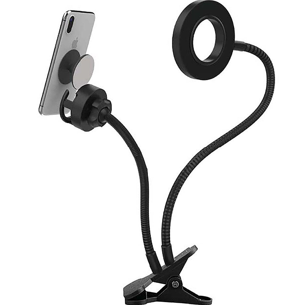 Shine Bright in Every Selfie: MAGPOP Selfie RGB Ring Flex Clip Computer Accessories - Tophatter Daily Deals