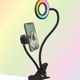 Shine Bright in Every Selfie: MAGPOP Selfie RGB Ring Flex Clip Computer Accessories - Tophatter Daily Deals