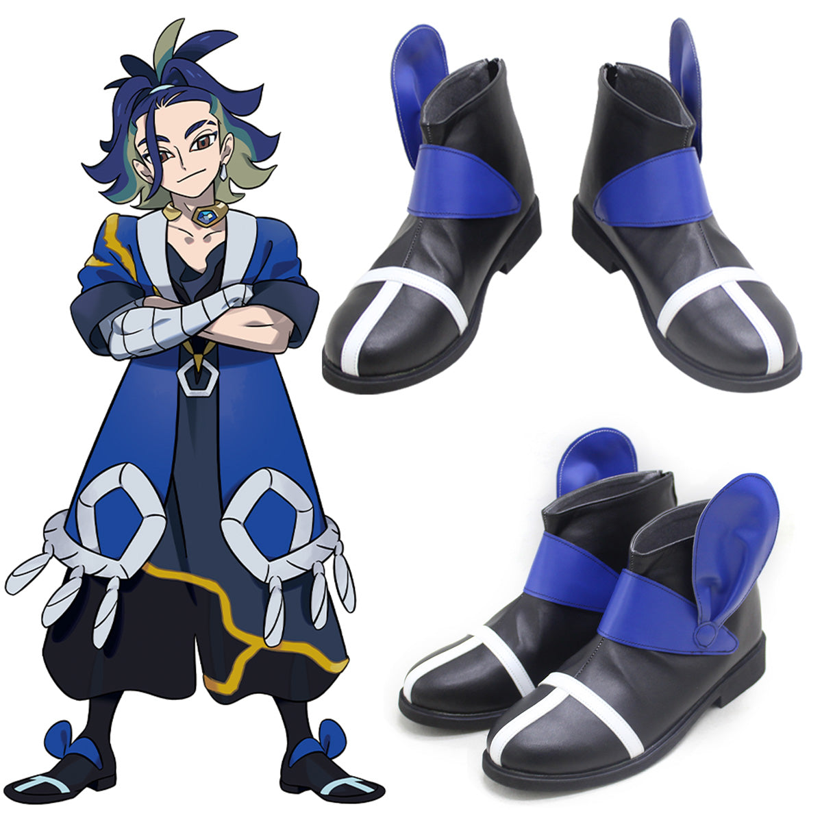 PM Legends: Arceus Adaman Black Cosplay Shoes Shoes/Boots - Tophatter Daily Deals