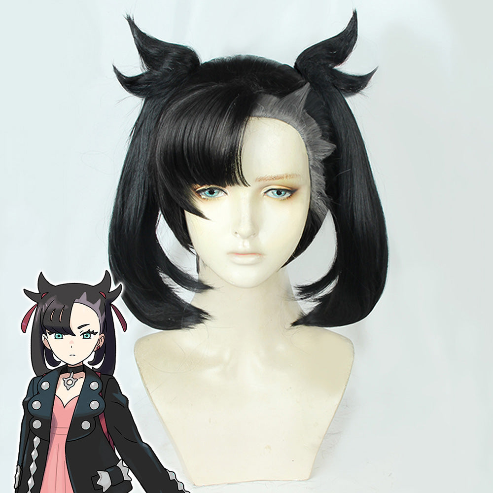 PM PM Sword And Shield Marnie Black Grey Cosplay Wig Wig - Tophatter Daily Deals