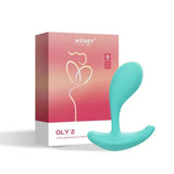 Oly 2 (Blue / Green ) – App-Enabled Wearable G-Spot Vibrator > Sex Toys For Ladies > Panty Vibes - Tophatter Daily Deals