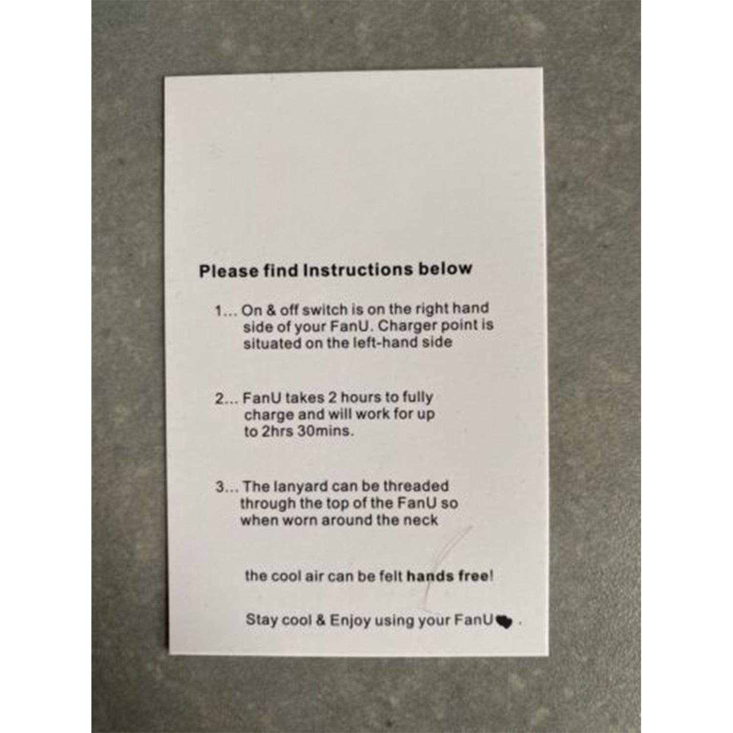 Handheld Personal Fan - PORTABLE & DISCREET FAN U, Great for Menopause Flushes - Rechargeable Personal Apparel & Accessories - Tophatter Daily Deals