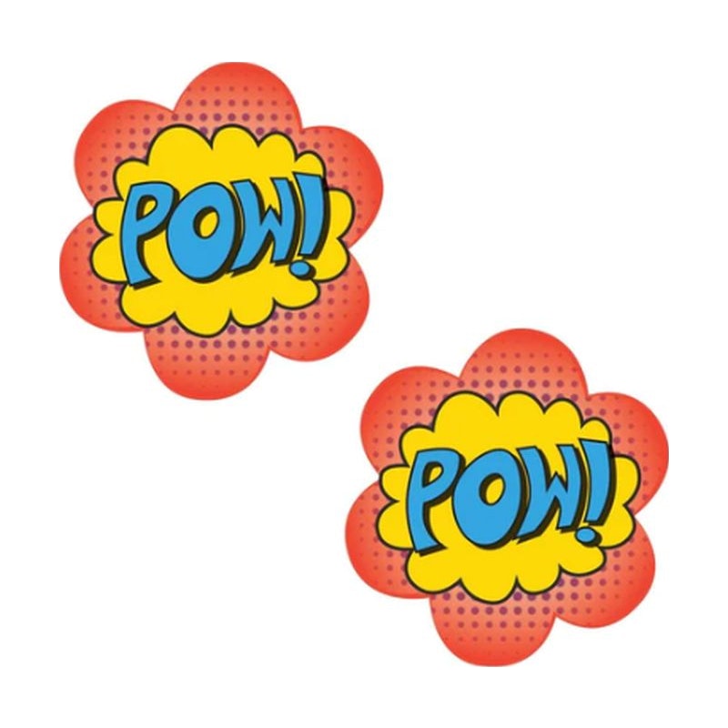 POW Pasties 2.5x2.5 Inches for Raves and Parties > Clothes > Pasties - Tophatter Daily Deals