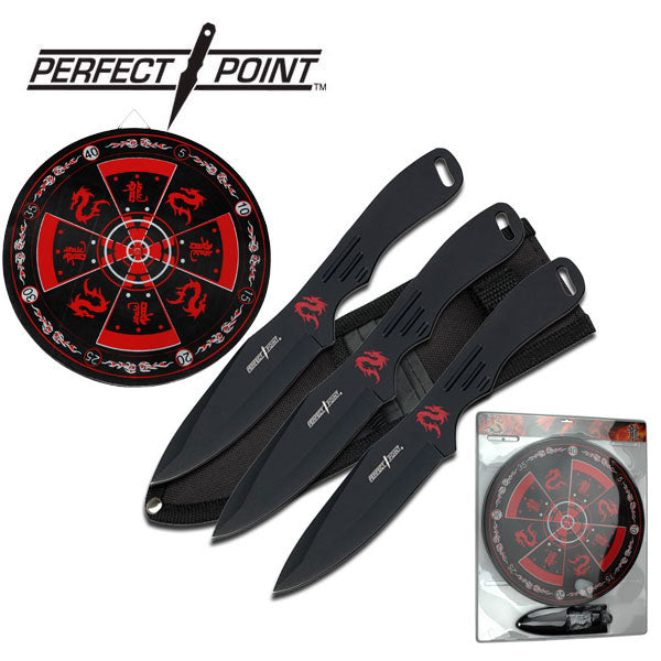 PERFECT POINT THROWING KNIFE SET 8" OVERALL - Tophatter Daily Deals
