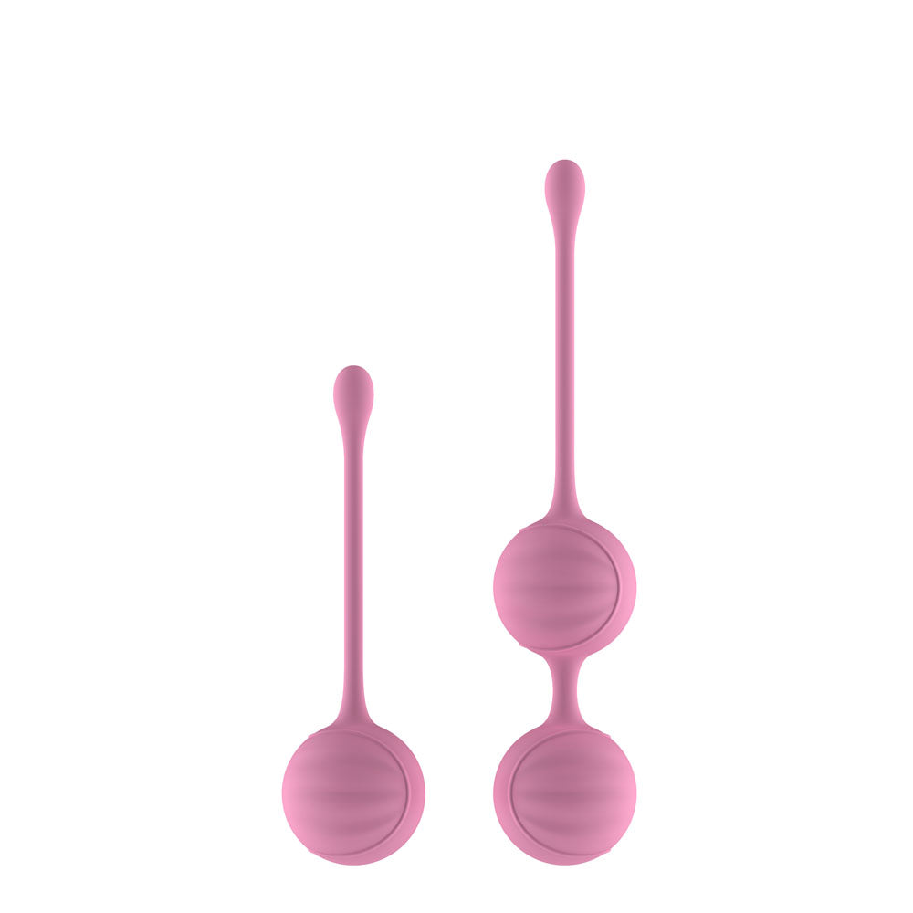 Passion Play Silicone Kegel Ball Set – Beginner-Friendly Kegel Balls Set of 2 > Sex Toys For Ladies > Vibrating Eggs - Tophatter Daily Deals