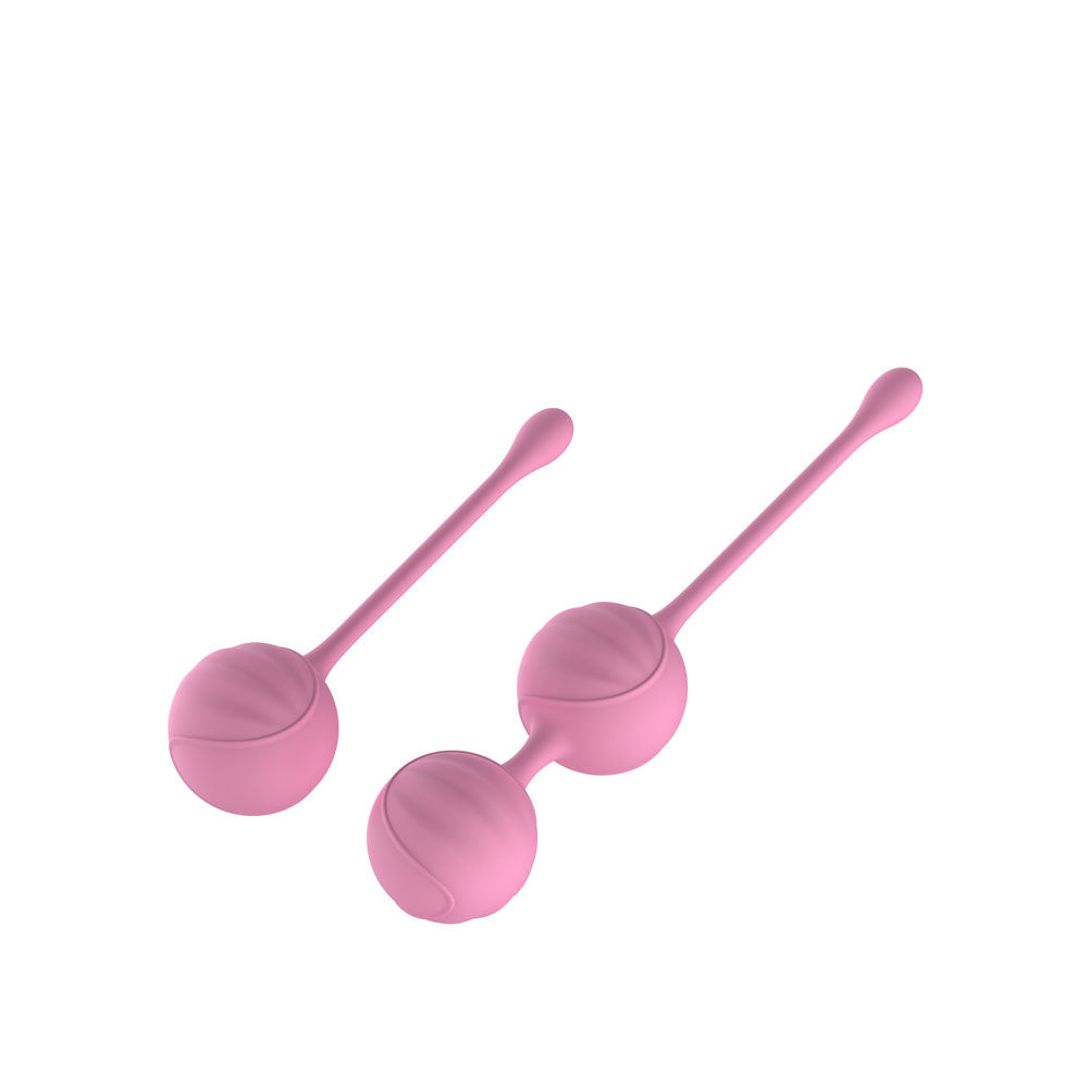 Passion Play Silicone Kegel Ball Set – Beginner-Friendly Kegel Balls Set of 2 > Sex Toys For Ladies > Vibrating Eggs - Tophatter Daily Deals
