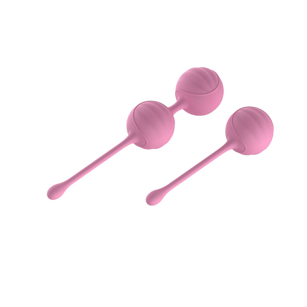 Passion Play Silicone Kegel Ball Set – Beginner-Friendly Kegel Balls Set of 2 > Sex Toys For Ladies > Vibrating Eggs - Tophatter Daily Deals