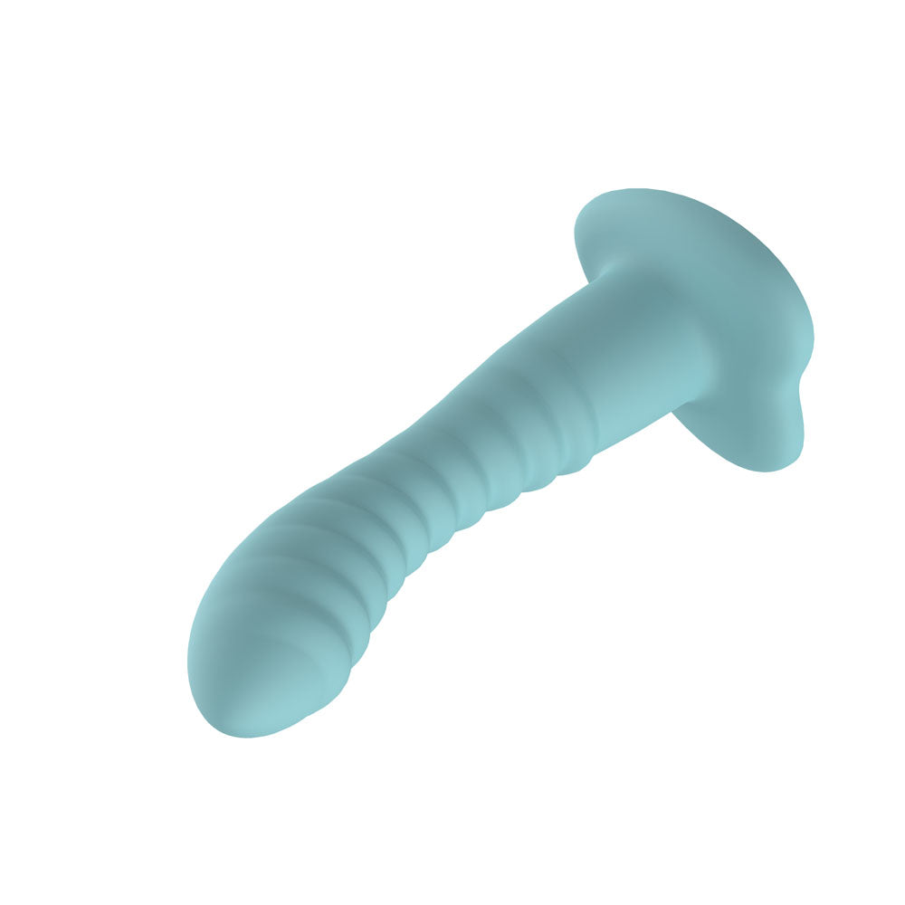 Passion Play Liquid Silicone Ridged Dildo – 18 cm Silicone Dildo > Dildos > Neutral Dildos - Tophatter Daily Deals